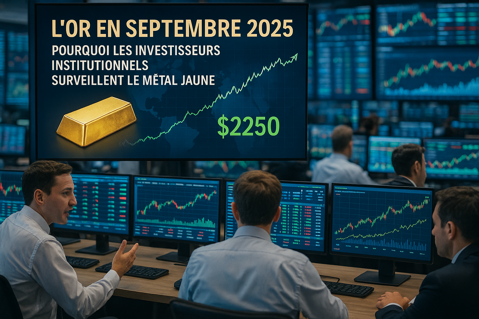 🟡 L’Or en Septembre 2025 : Pourquoi les investisseurs institutionnels surveillent le métal jaune